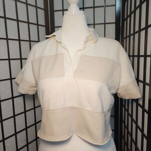 Abercrombie & Fitch Cream Soft Collection Top